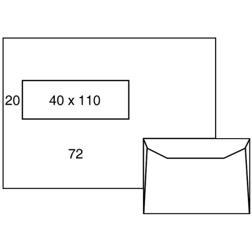 envelop 162 x mm (L) gomrand