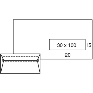 300271-witte-printbare-envelop-venster-rechts9-110x220mm-plakstrip-500